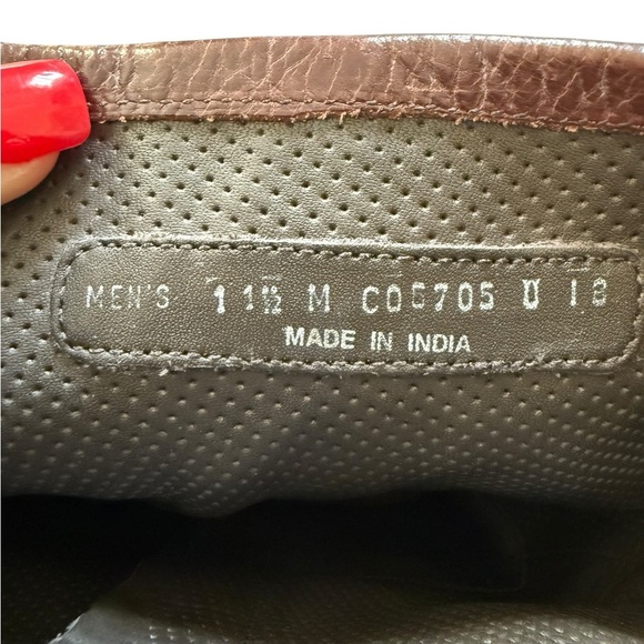 Cole Haan Men’s Brown Leather Zip Boots Size 11.5 M excellent condition - Picture 9 of 11